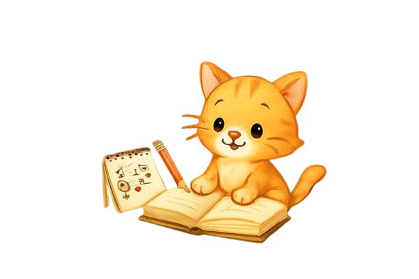 Kreatives Kätzchen als Symbol für eigene kreative Inhalte